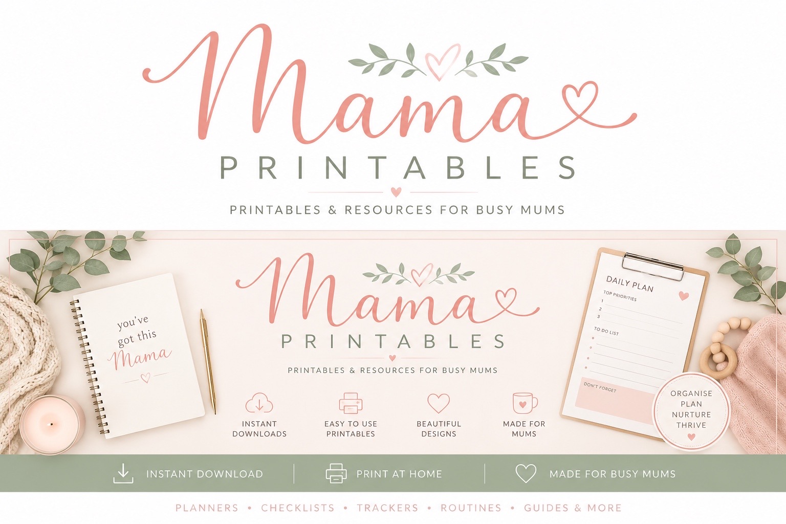 Mama Printables banner